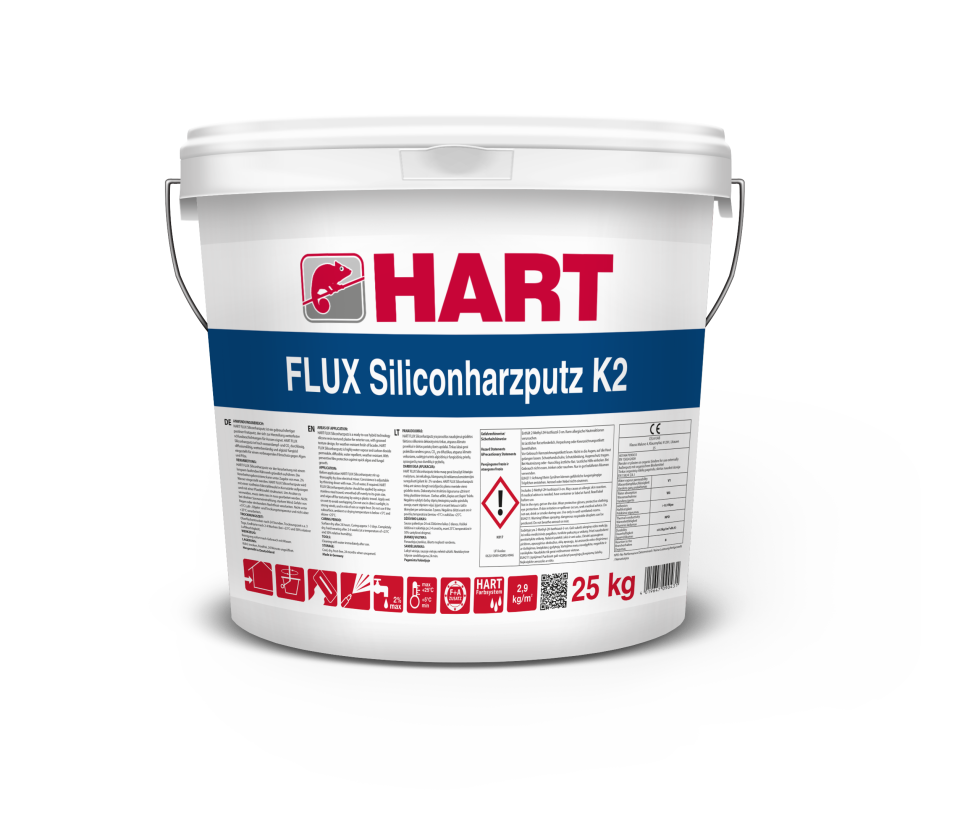 Silikoninis tinkas HART FLUX Siliconharzputz